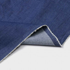 Tissu toile denim true navy | Pretty Mercerie | Mercerie en ligne