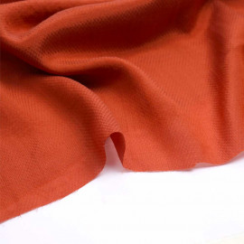 Tissu voile de coton chili à motif tissé et satiné | Pretty Mercerie | mercerie en ligne
