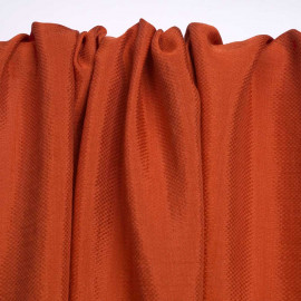 Tissu voile de coton chili à motif tissé et satiné | Pretty Mercerie | mercerie en ligne
