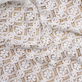 Tissu guipure gipsy blanc cassé | Pretty Mercerie | mercerie en ligne