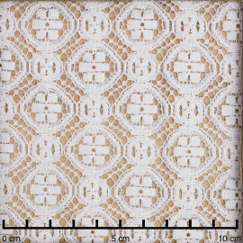 Tissu guipure gipsy blanc cassé | Pretty Mercerie | mercerie en ligne