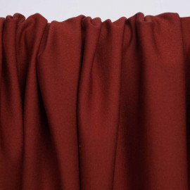 Tissu jersey viscose brique | Pretty Mercerie | Mercerie en ligne