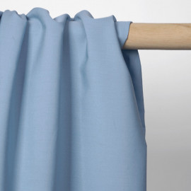 Tissu popeline de coton bleu pastel | Pretty Mercerie | mercerie en ligne
