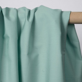 Tissu popeline de coton vert pastel | Pretty Mercerie | mercerie en ligne