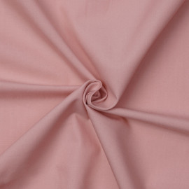 Tissu popeline de coton rose pastel | Pretty Mercerie | mercerie en ligne