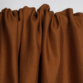 Tissu lin et viscose sienna | Pretty Mercerie | mercerie en ligne