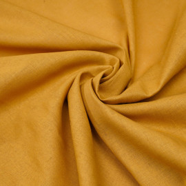 Tissu lin et viscose honey gold - pretty mercerie- mercerie en ligne