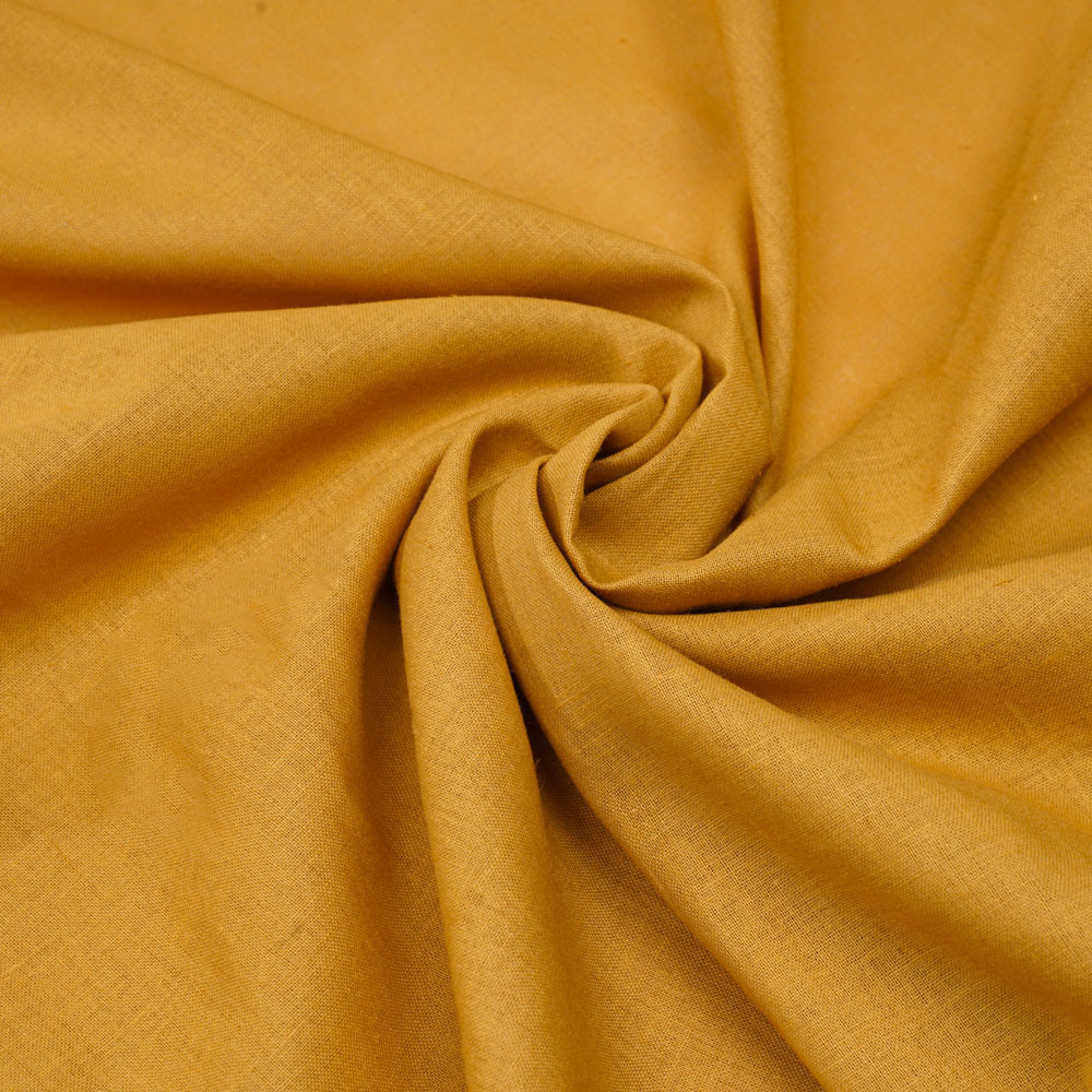 Tissu lin et viscose honey gold - pretty mercerie- mercerie en ligne