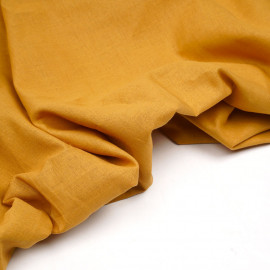 Tissu lin et viscose honey gold - pretty mercerie- mercerie en ligne