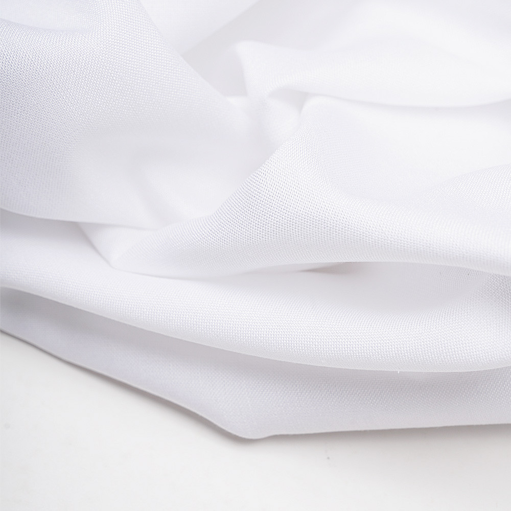 Tissu lin et viscose blanc  - pretty mercerie - mercerie en ligne