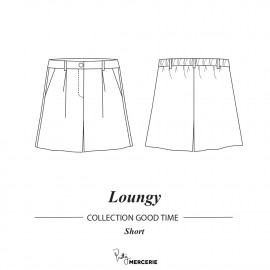 Short Loungy | patron de couture short Pretty Mercerie | mercerie ne ligne