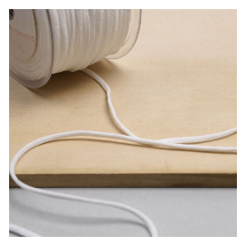 Élastique rond spécial masque blanc 3 mm | Pretty Mercerie | Mercerie en ligne