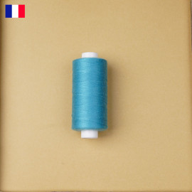 Fil à coudre blue peacock haute ténacité 500 m | fabrication française | Pretty Mercerie | Mercerie en ligne