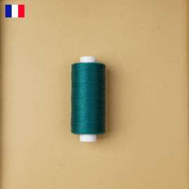 Fil à coudre vert turquoise haute ténacité 500 m | fabrication française | pretty Mercerie | Mercerie en ligne