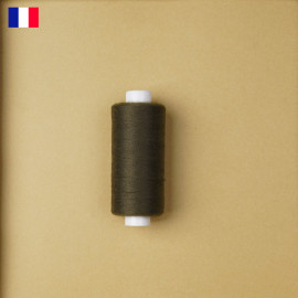 Fil à coudre vert kaki haute ténacité 500 m | fabrication française | pretty Mercerie | Mercerie en ligne