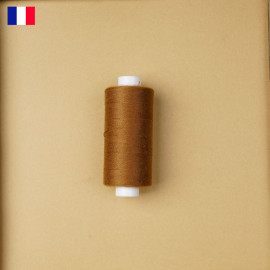 Fil à coudre marron biscuit haute ténacité 500 m | fabrication française | pretty Mercerie | Mercerie en ligne