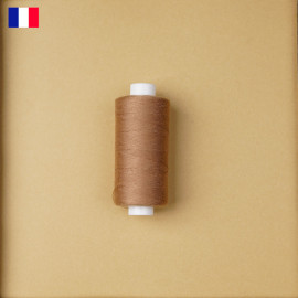 Fil à coudre biscuit clair  haute ténacité 500 m | fabrication française | pretty Mercerie | Mercerie en ligne