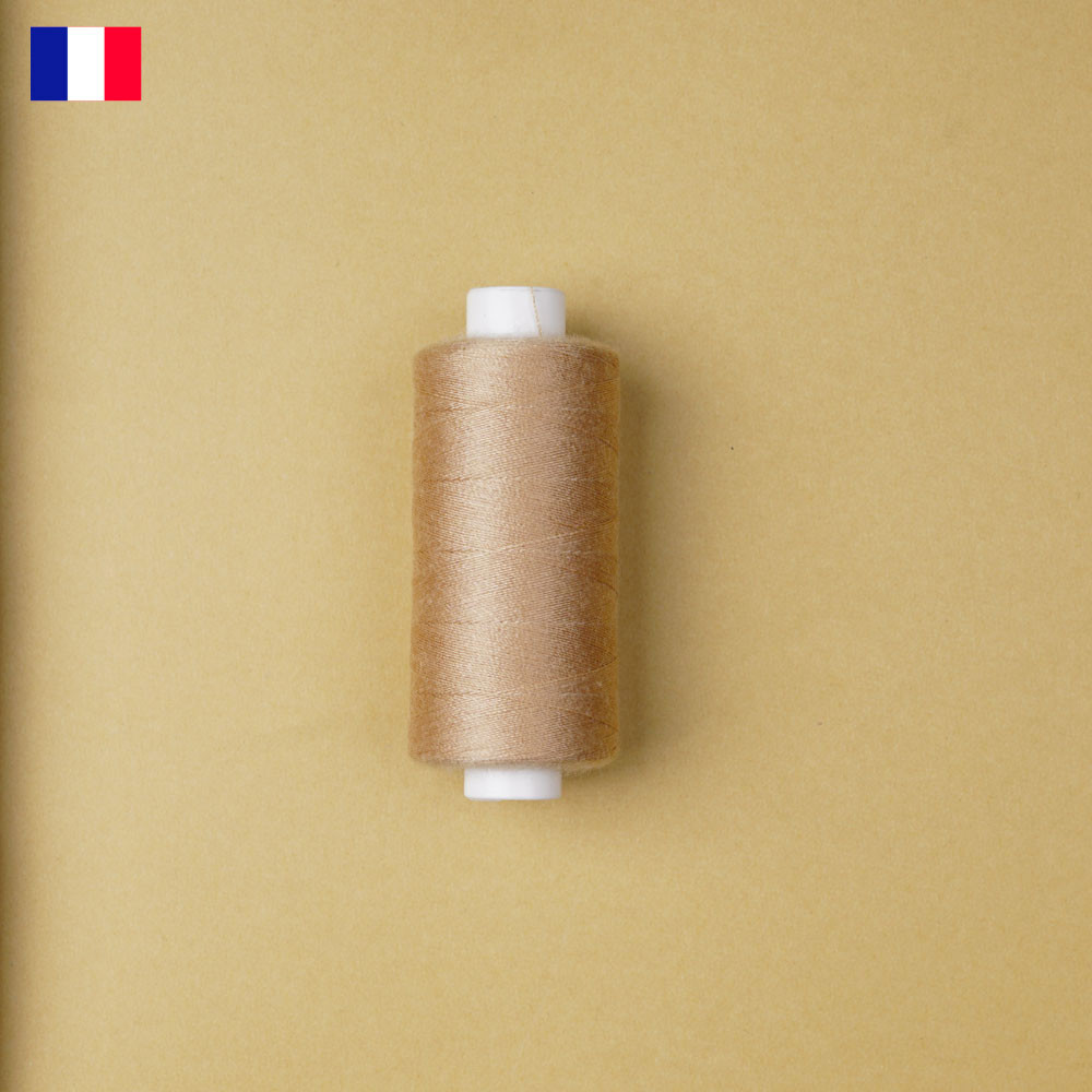 Fil à coudre beige rosé haute ténacité 500 m | fabrication française | pretty Mercerie | Mercerie en ligne