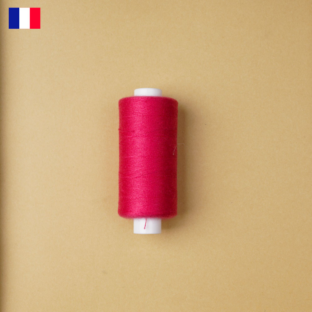 Fil à coudre rose fuchsia ténacité 500 m | fabrication française | pretty Mercerie | Mercerie en ligne