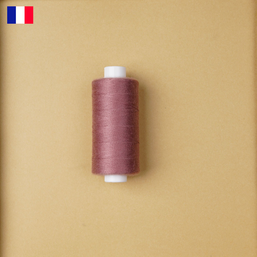 Fil à coudre vieux rose ténacité 500 m | fabrication française | pretty Mercerie | Mercerie en ligne