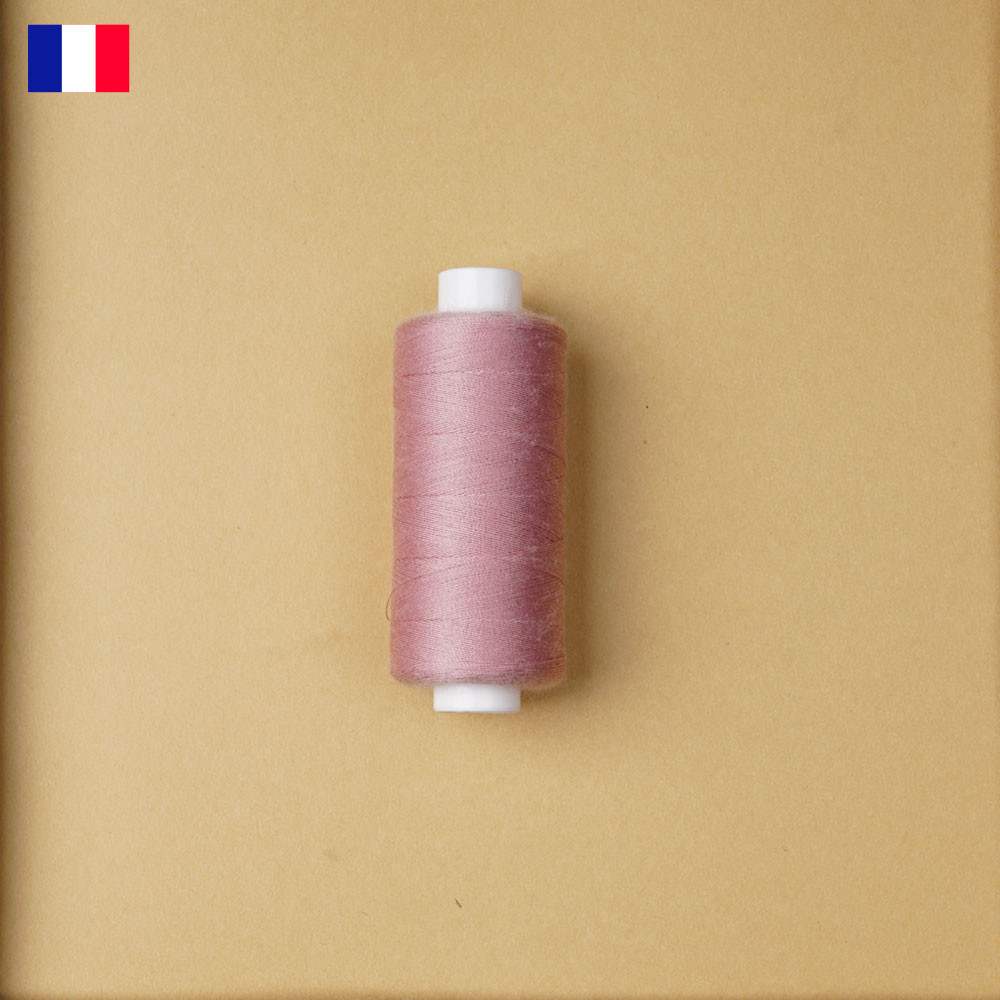Fil à coudre rose blush ténacité 500 m | fabrication française | pretty Mercerie | Mercerie en ligne