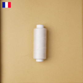 Fil à coudre blanc cassé ténacité 500 m | fabrication française | pretty Mercerie | Mercerie en ligne