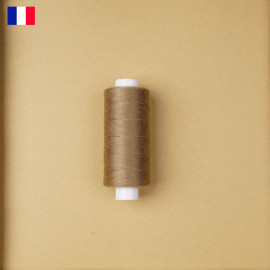 Fil à coudre taupe ténacité 500 m | fabrication française | pretty Mercerie | Mercerie en ligne
