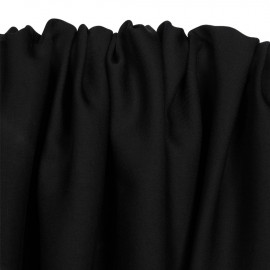 Tissu viscose Tencel et lin noir | Pretty Mercerie | Mercerie en ligne