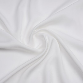 Tissu viscose Tencel et lin blanc | Pretty Mercerie | Mercerie en ligne