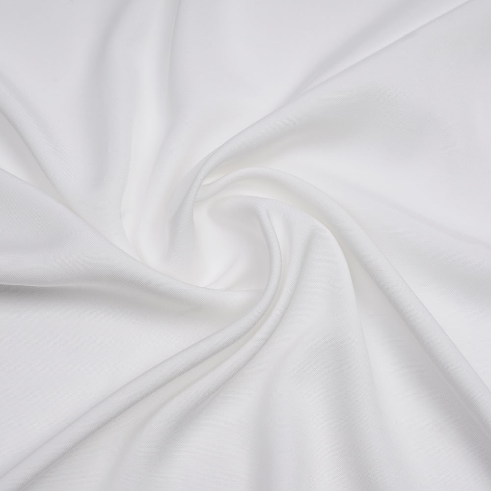 Tissu viscose Tencel et lin blanc | Pretty Mercerie | Mercerie en ligne