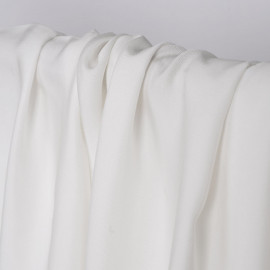 Tissu viscose Tencel et lin blanc | Pretty Mercerie | Mercerie en ligne