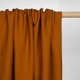 Tissu viscose Tencel et lin ginger | Pretty Mercerie | Mercerie en ligne