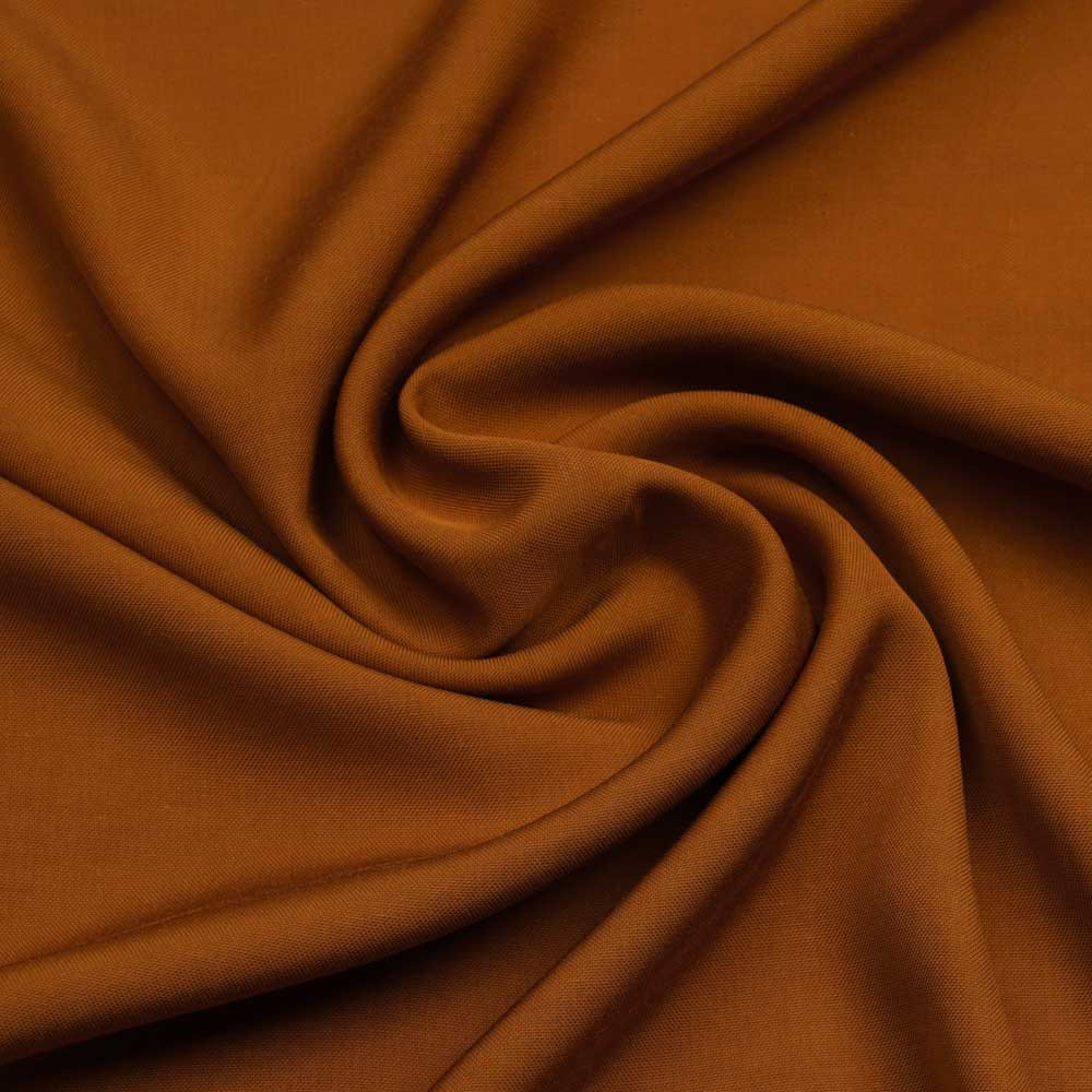 Tissu viscose Tencel et lin ginger | Pretty Mercerie | Mercerie en ligne