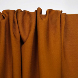 Tissu viscose Tencel et lin ginger | Pretty Mercerie | Mercerie en ligne