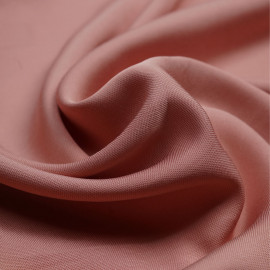 Tissu viscose Tencel et lin rose dawn | Pretty Mercerie | Mercerie en ligne