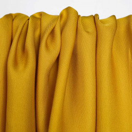 Tissu viscose Tencel et lin golden yellow | Pretty Mercerie | Mercerie en ligne