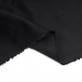 Tissu toile denim stretch noir | Pretty Mercerie | Mercerie en ligne