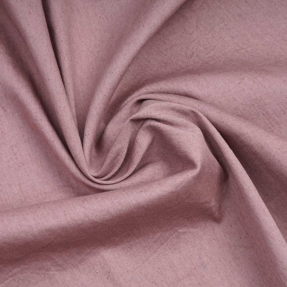 Tissu toile denim stretch vieux rose | pretty mercerie | mercerie en ligne
