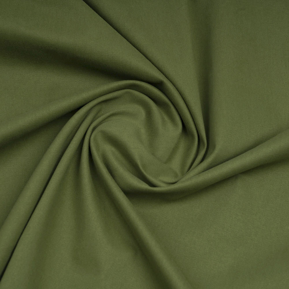 Tissu denim chino pesto - pretty mercerie - mercerie en ligne