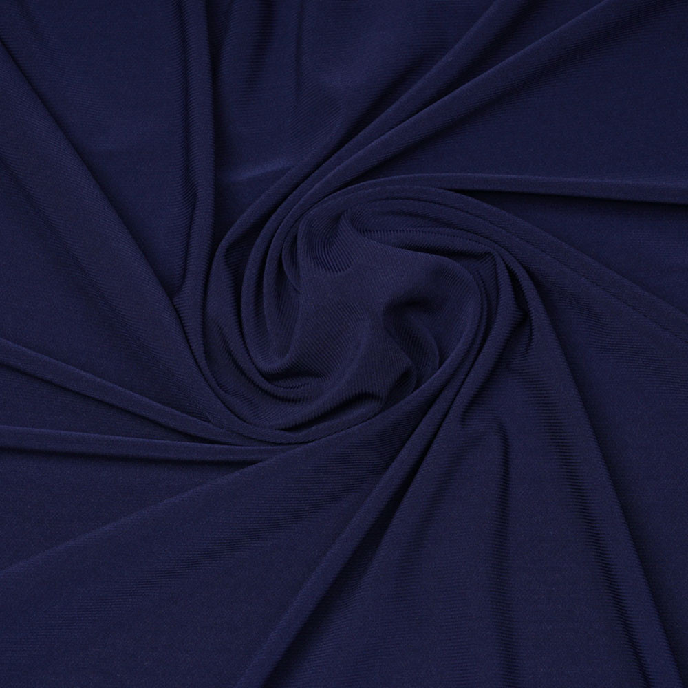 Tissu doublure maillot de bain bleu marine | Pretty Mercerie | Mercerie en ligne