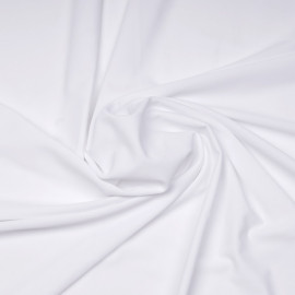 Tissu maillot de bain blanc | Pretty Mercerie | Mercerie en ligne