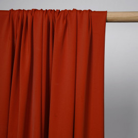 Tissu maillot de bain orange rust | Pretty Mercerie | Mercerie en ligne