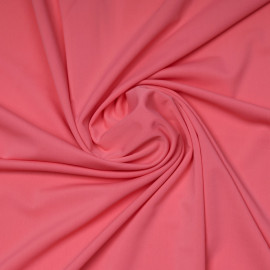 Tissu maillot de bain rose dubarry | Pretty Mercerie | Mercerie en ligne