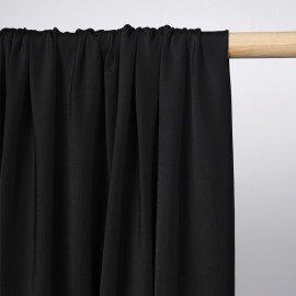 Tissu maillot de bain noir | Pretty Mercerie | Mercerie en ligne