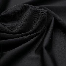 Tissu maillot de bain noir | Pretty Mercerie | Mercerie en ligne