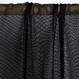 Tissu doublure filet / mesh noir pour maillot de bain homme | Pretty Mercerie | mercerie en ligne