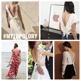 Top Glory PDF| Patron de couture top  noué dans le dos au format PDF Pretty Mercerie | mercerie en ligne