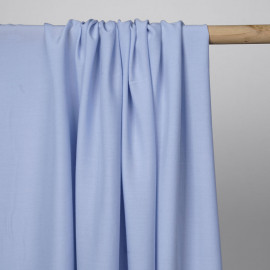 Tissu viscose uni bleu ciel | Pretty Mercerie | mercerie en ligne
