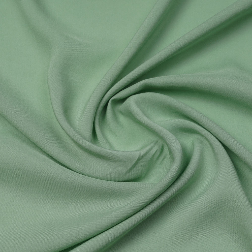 Tissu viscose uni vert sauge | Pretty Mercerie | mercerie en ligne