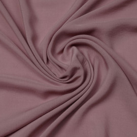 Tissu viscose uni vieux rose | Pretty Mercerie | mercerie en ligne